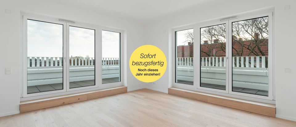 Eigentumswohnung mit 2-Zimmern im Dachgeschoss und einer 36 m² Dachterrasse in Berlin-Neukölln