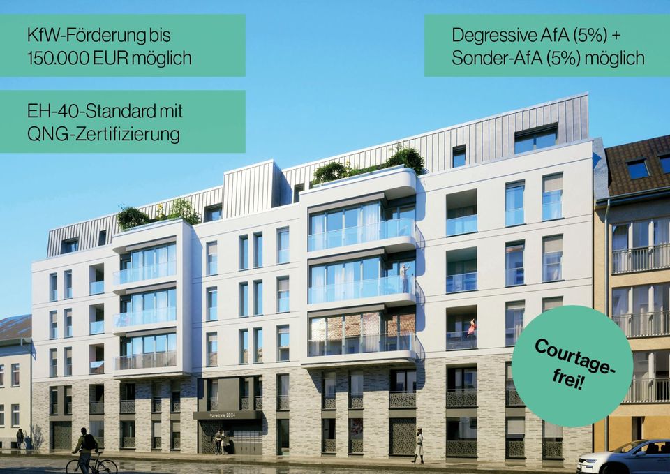 Traumpenthouse in Köpenick mit zwei Terrassen, QNG 40 & Provisionsfrei