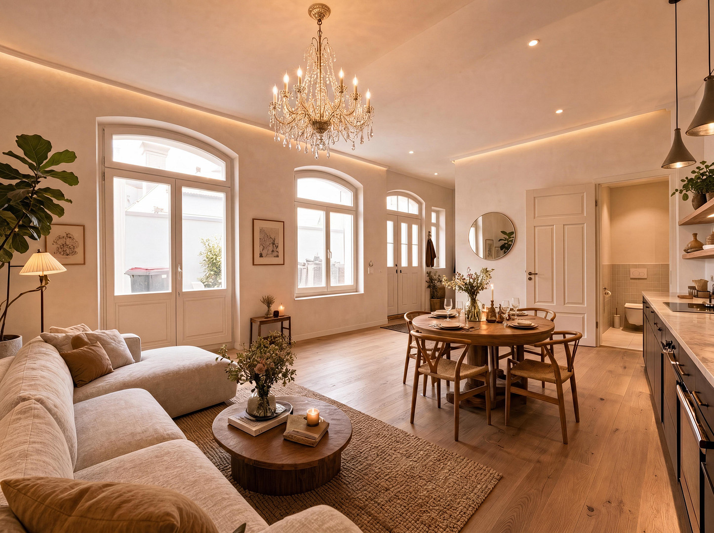 Wohnen wie im eigenen Haus – großzügige 5-Zimmer-Wohnung im kernsanierten Denkmal