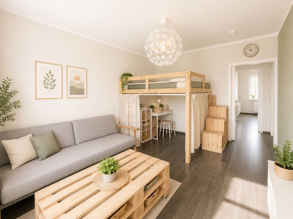 Helle 2-Zimmer-Wohnung mit Balkon und Einbauküche
"provisionsfrei"