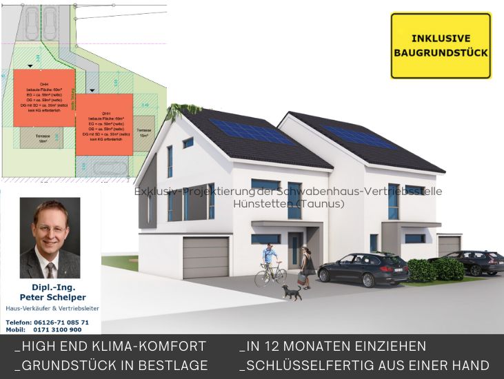 * Wiesbaden-Igstadt / individuell planbarer Neubau (mit FESTPREIS u. verbindlicher Terminschiene)