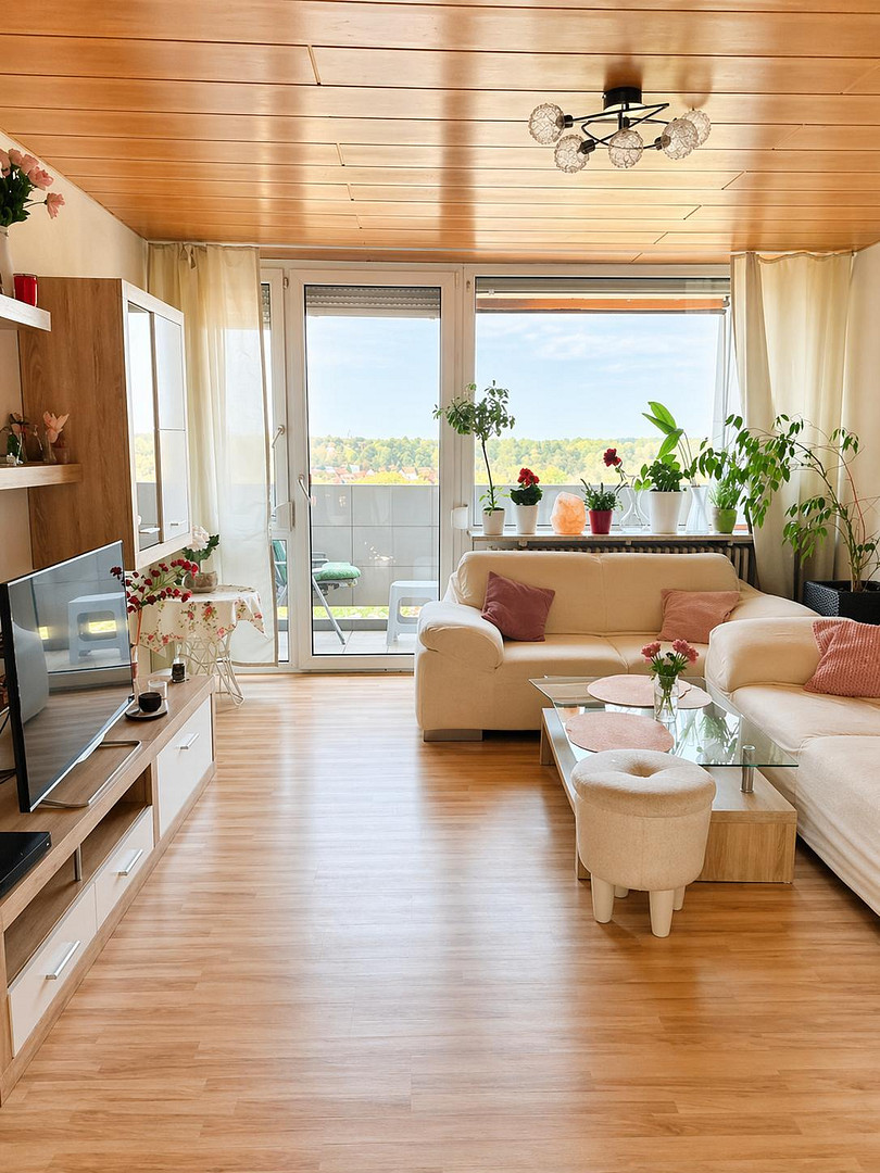3-Zimmer-Wohnung in ruhiger Lage mit Weitblick
