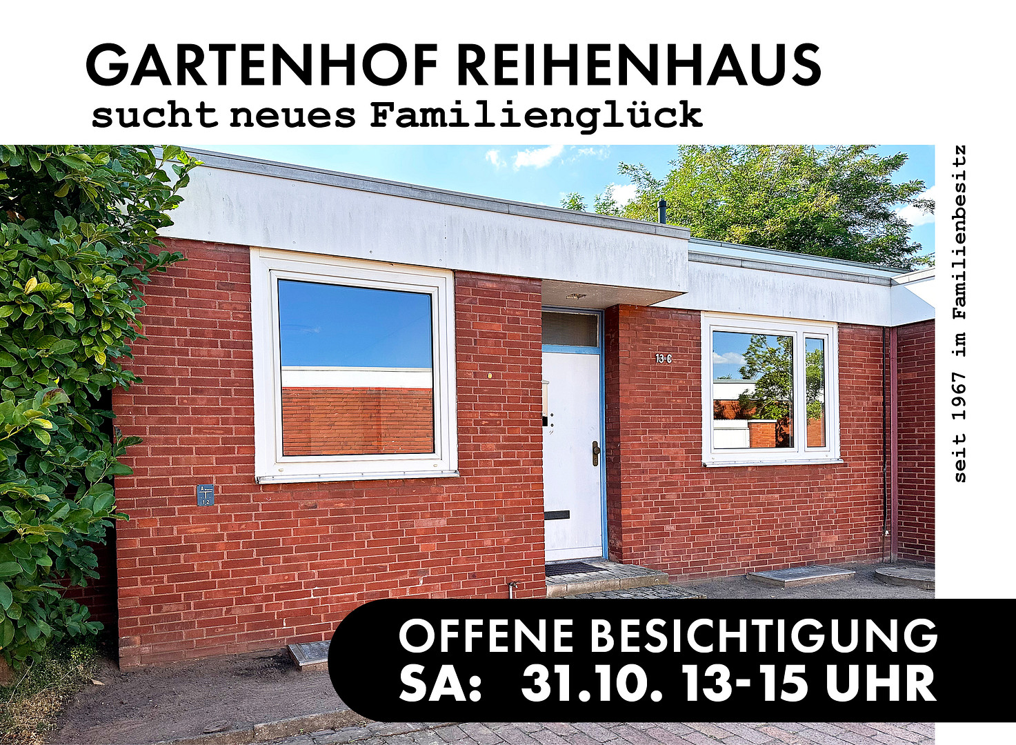 Gartenhof-Reihenhaus in Hannover-Marienwerder