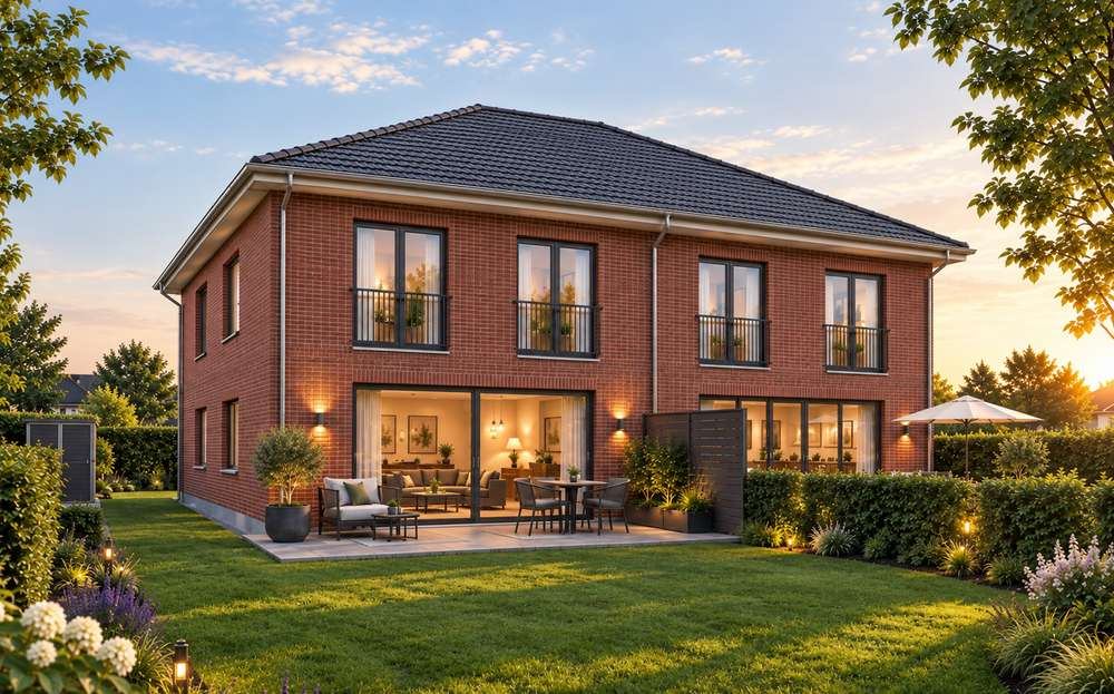 Attraktive Neubau-Doppelhaushälfte in ruhiger und grüner Lage in Niendorf