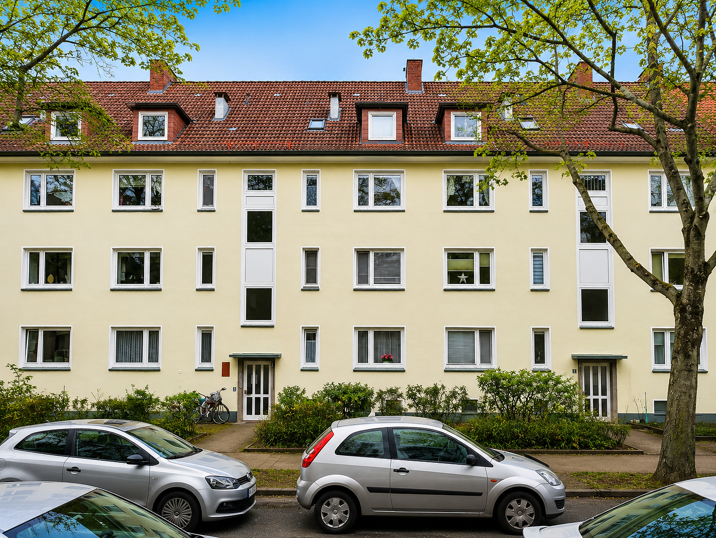 Komplett möblierte 2-Zimmer-Wohnung im beliebten Komponistenviertel in Barmbek-Süd