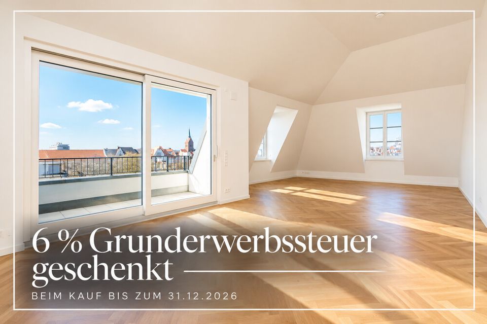 KEINE GRUNDERWERBSSTEUER: Grandiose Dachgeschosswohnung in Schöneberg! Klimaanlage & Terrasse