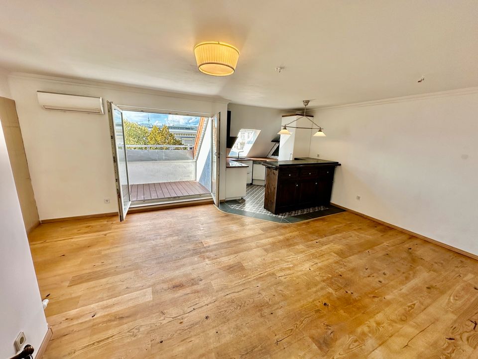 Bezugsfreie Dachgeschosswohnung am Frankfurter Tor