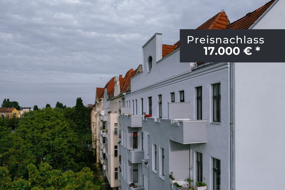 Preisnachlass sichern: 1-Zimmer-Kapitalanlage mit Terrasse im Erdgeschoss in Wedding