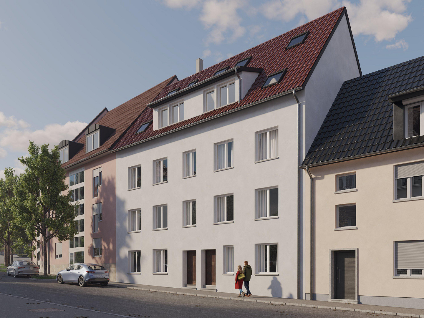 Kernsanierte 2 Zimmer Wohnung in energetisch saniertem Haus (Provisionsfrei)