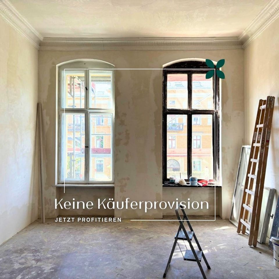 3-Zimmer-Altbaujuwel in Kreuzberg * Ideal für den individuellen Feinschliff * Keine Käuferprovision