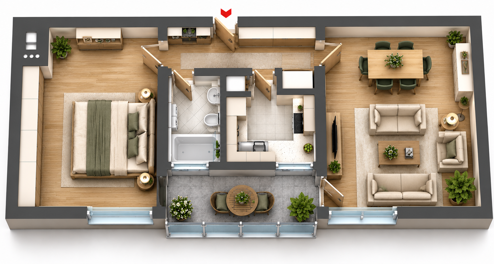 PREISREDUZIERUNG – jetzt 239900 €! Gepflegte 2-Zimmer-Wohnung in Mörsenbroich