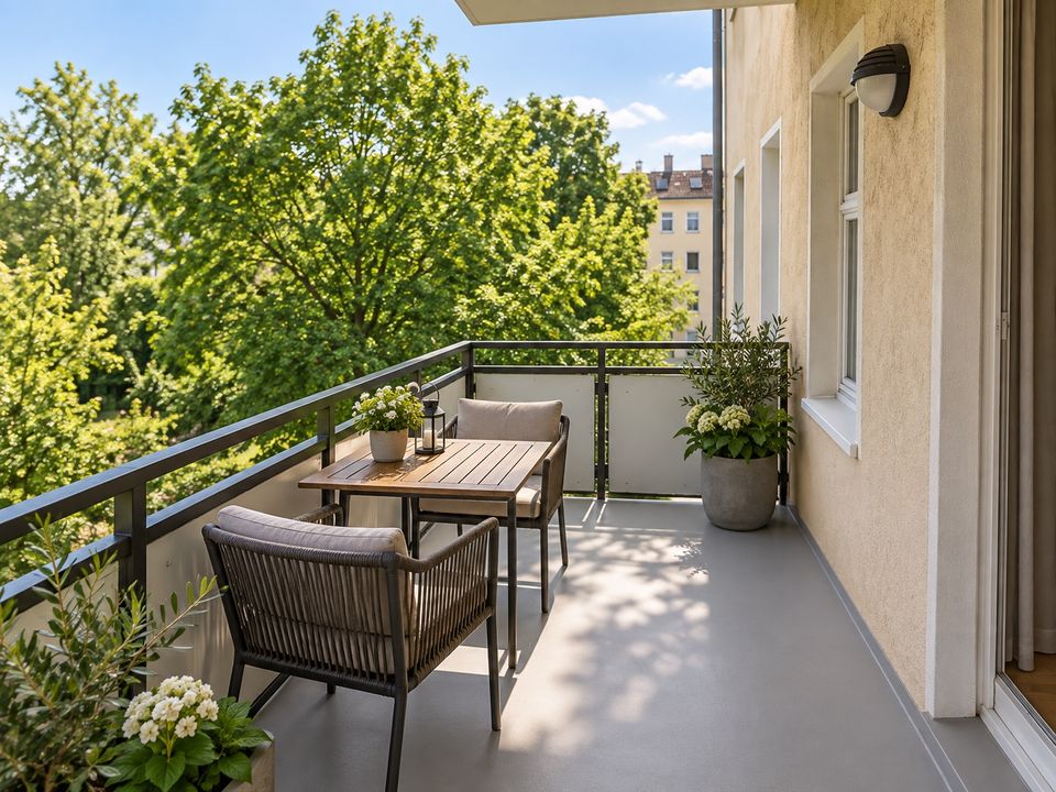 Bezugsfrei:2 Zimmer mit Balkon ins Grüne nahe Köpenicker Altstadt