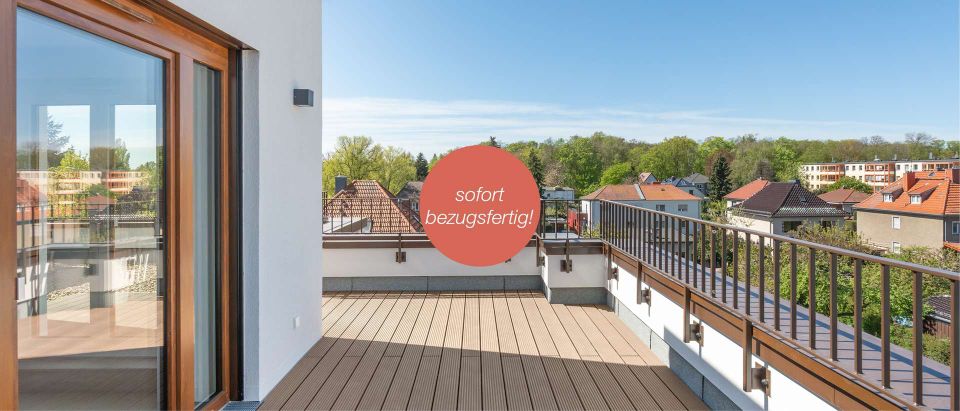 Erstbezug! 3-Zimmer-Wohnung mit 2 Terrassen mit Weitblick!