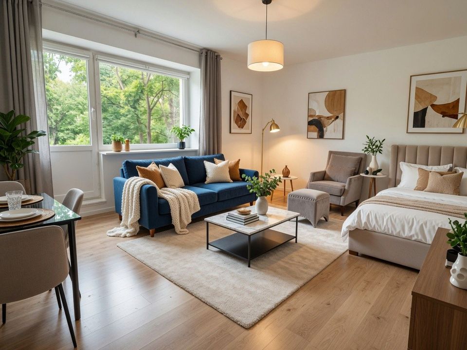 PROVISIONSFREI_Renovierte, ohne Mieter 1-Zimm.-Wohnung mit Balkon