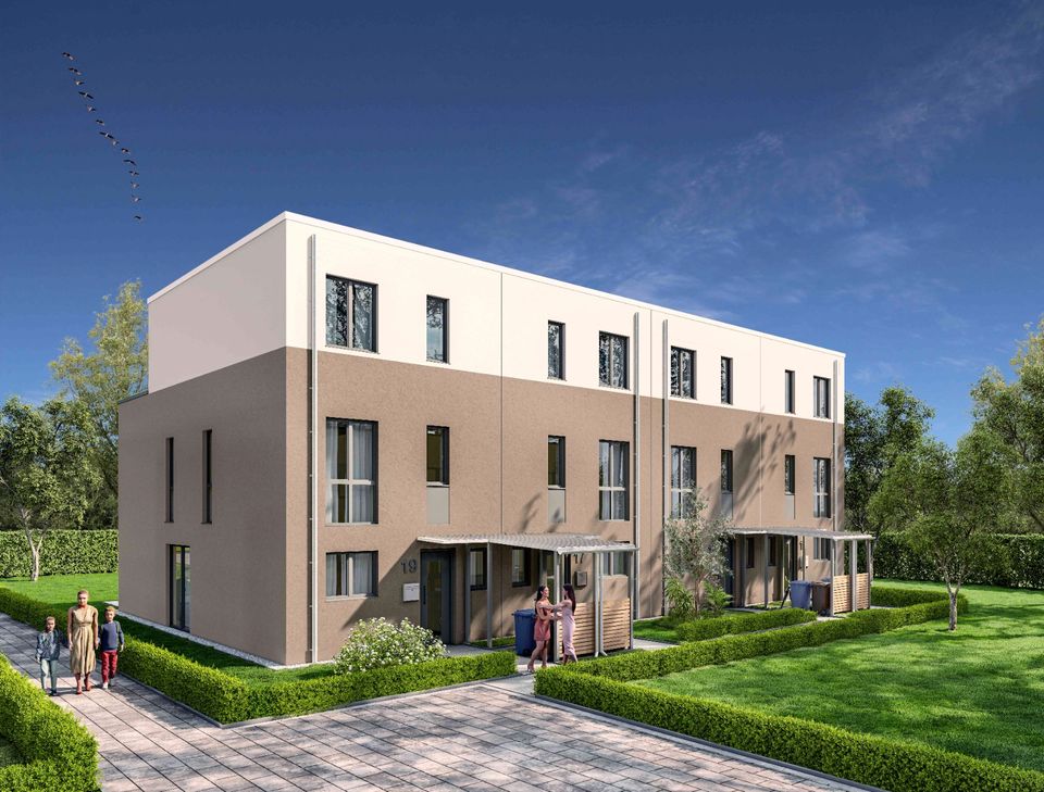 Geräumiges Mittelhaus mit 5 Zimmern + Dachterrasse