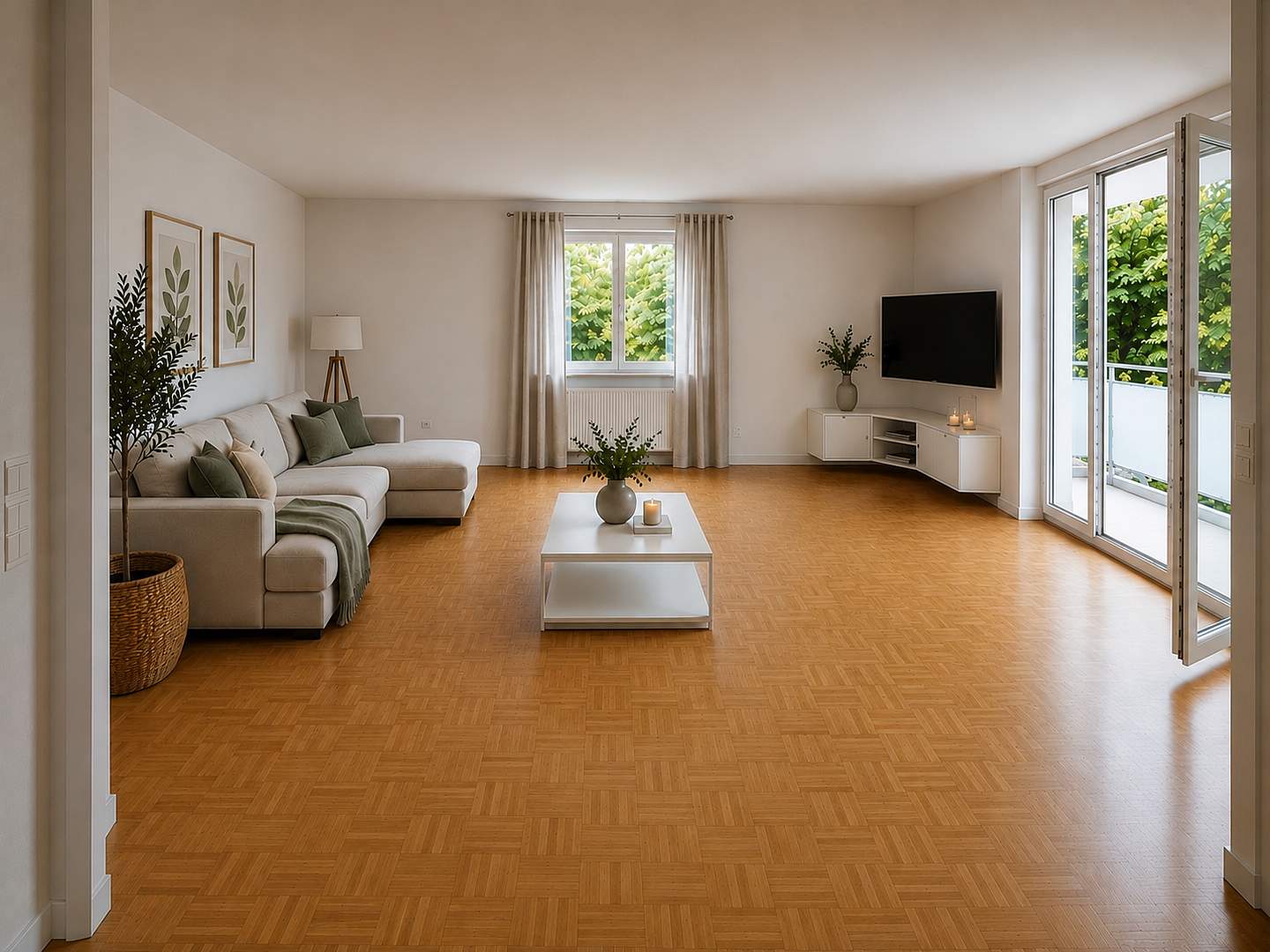 Licht Ruhe Natur Exklusive 5-Zimmer-Wohnung in bester Vauban-Lage – 2 Bäder SüdWestBalkon