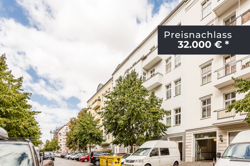 Preisnachlass sichern auf vermietete 2-Zimmerwohnung im Stralauer Kiez mit Wannenbad