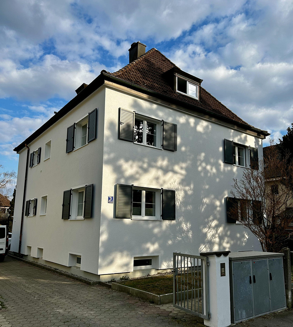 Sanierte 3,5-Zimmer Wohnung 95m2 Villen-/Gartenkolonie Haidhausen mit großem Garten (940 m2)