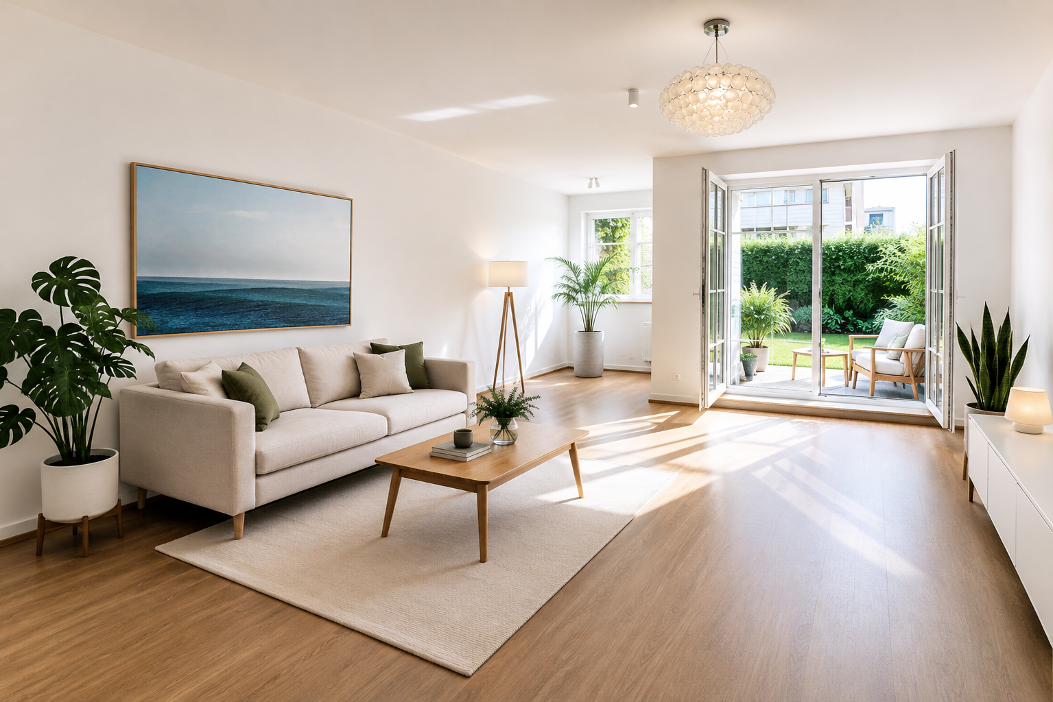 3-Zimmer-Gartenwohnung mit Südterrasse | 102 m² | Energie A | TG | provisionsfrei