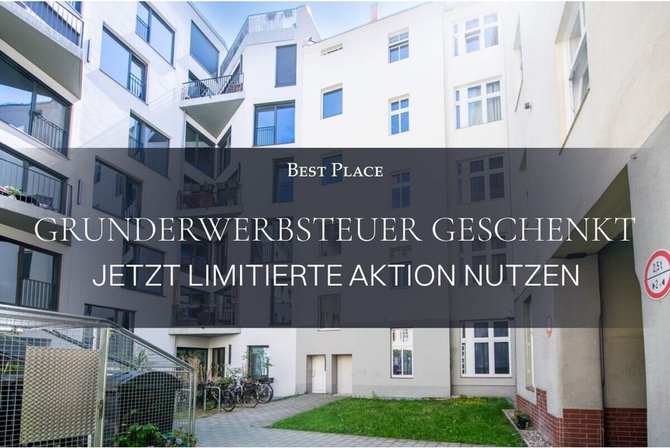 Bezugsfrei: Altbau-Traum im Brüsseler Kiez, Stuck, Dielen, Tageslichtbad und Innenhofblick ins Grüne
