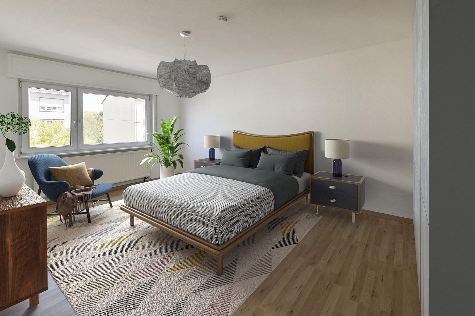 OHNE MAKLER & sofort frei: Sanierte 3-Zi.-Wohnung, KA-Mühlburg