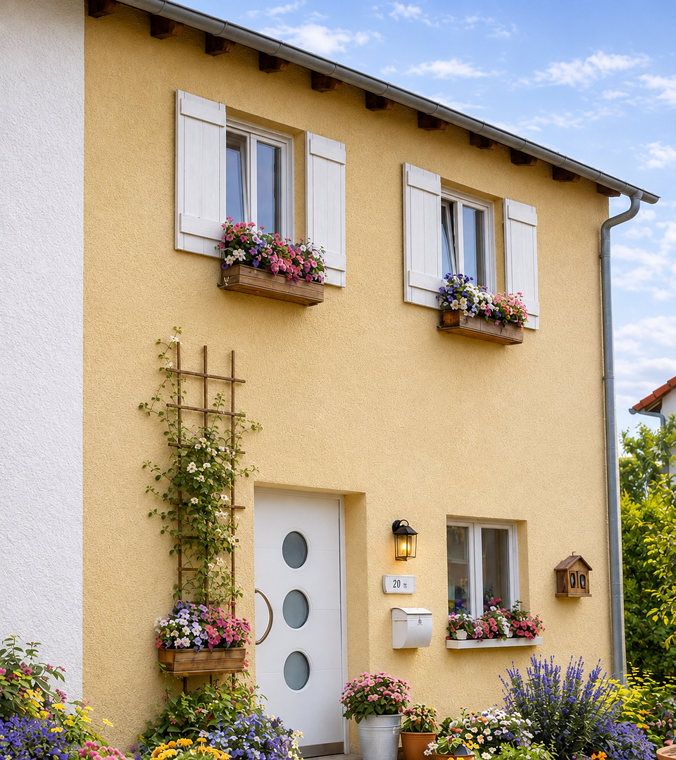 Grundsolides sonniges ruhiges (Sackgasse) Eckhaus mit viel Platz und Umlaufgarten