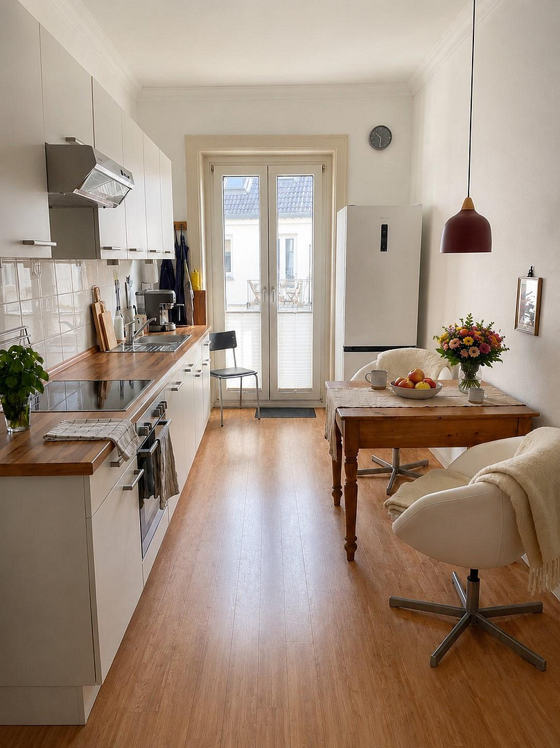 Charmante Altbauwohnung mit Ost-Balkon in begehrter Lage von Winterhude