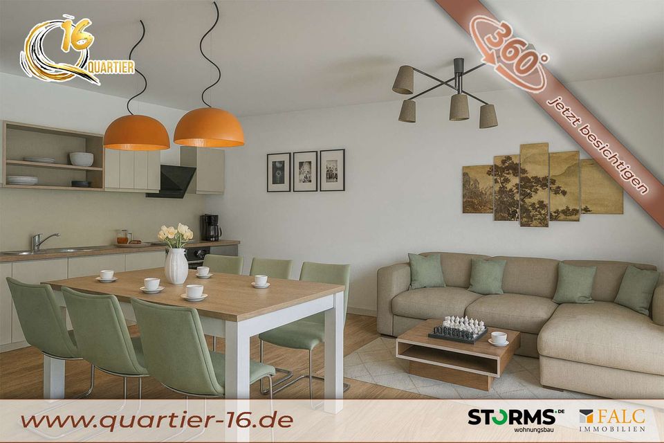 Obergeschosswohnung (WE-5) - 105,66 m² - 4 Zimmer