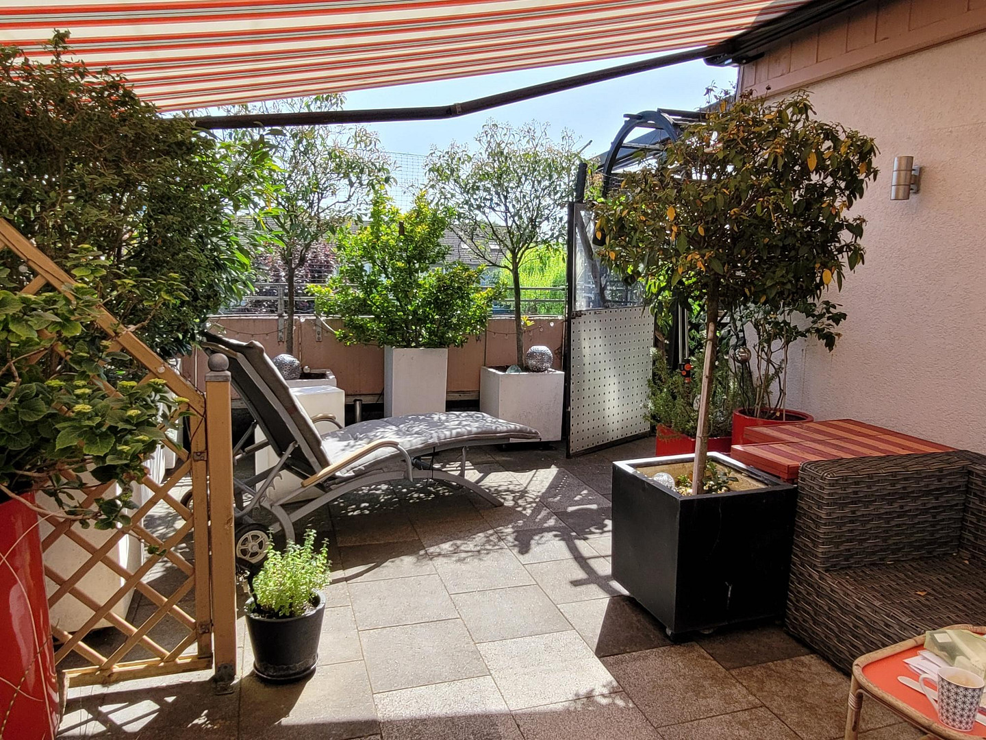 Vollklimatisierte Wohnung mit großer Dachterrasse in MA-Gartenstadt