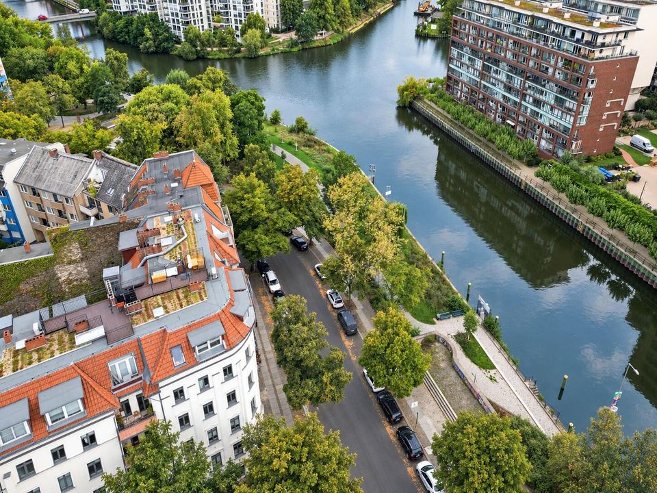 3-Zimmer Penthouse_Wohnung mit Aufdachterrasse an der Spree!