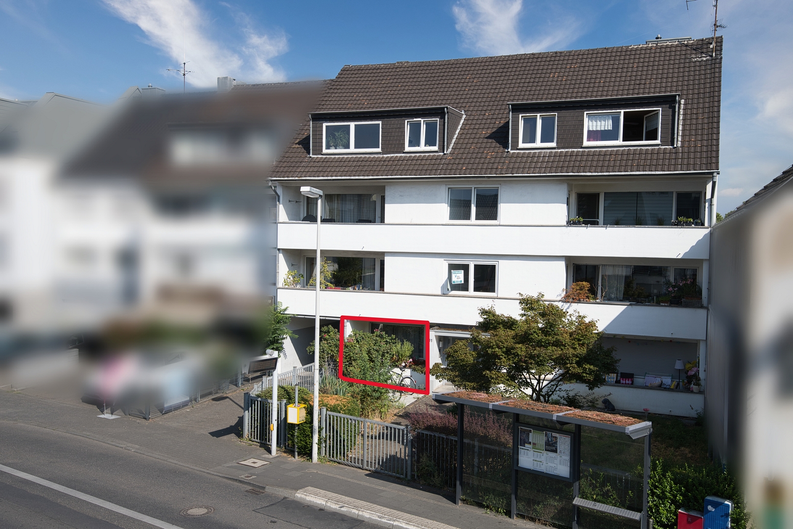 Vermietete Erdgeschosswohnung in Bonn-Duisdorf mit Garage