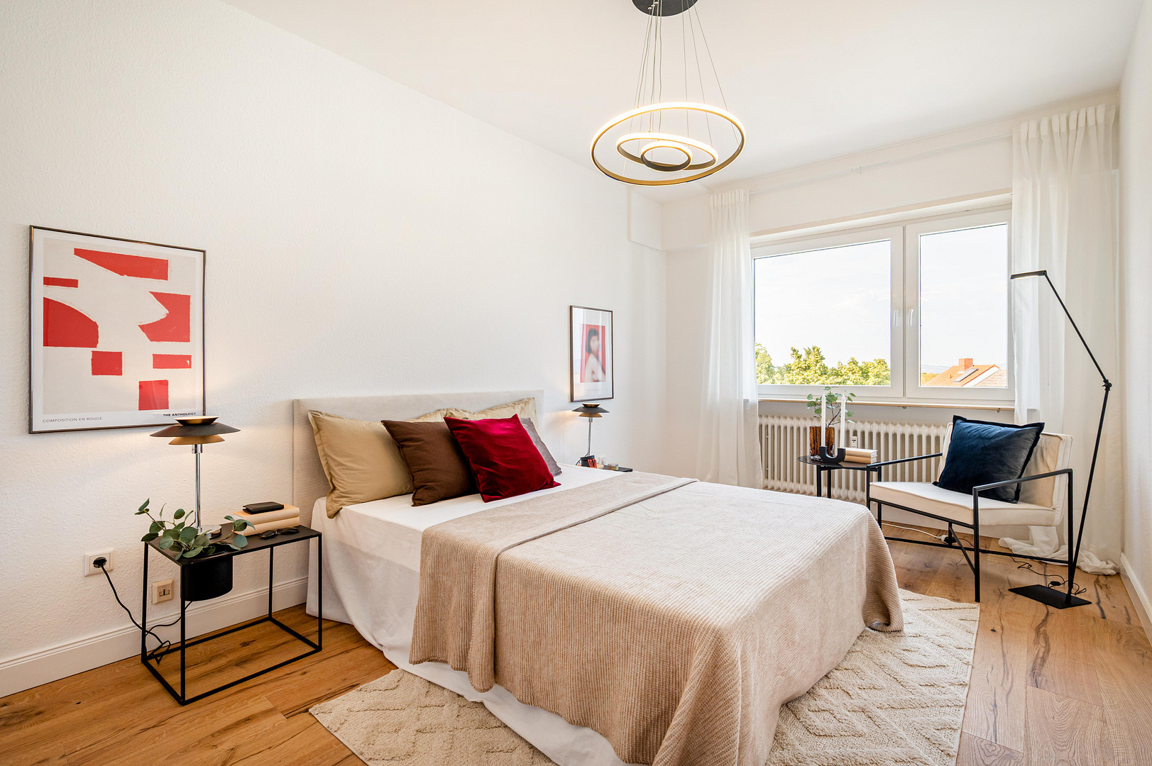 Frisch sanierte bezugsfreie 3 Zimmer Wohnung in Mannheim Feudenheim mit Loggia und Garage