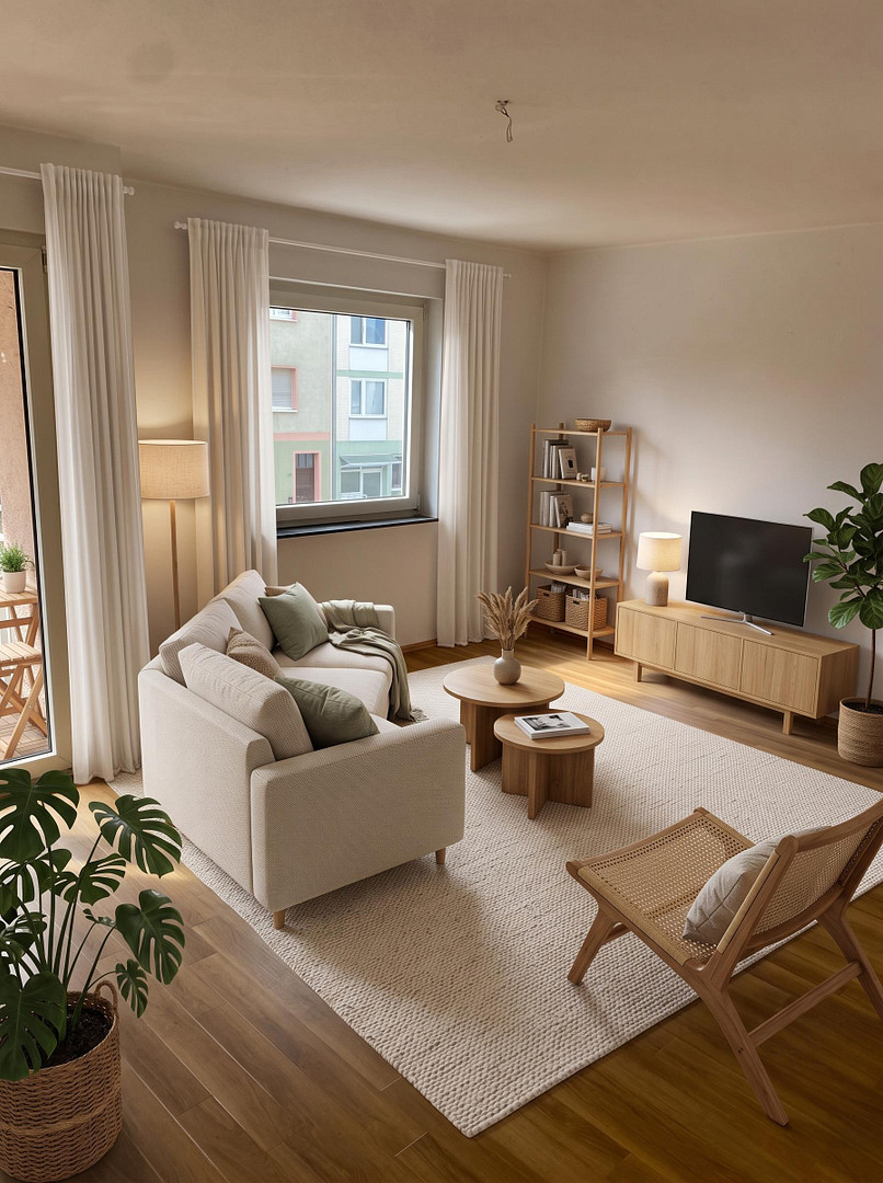 Attraktive 3-Zimmer-Wohnung mit Balkon zwischen Neustadt und Zollhafen
