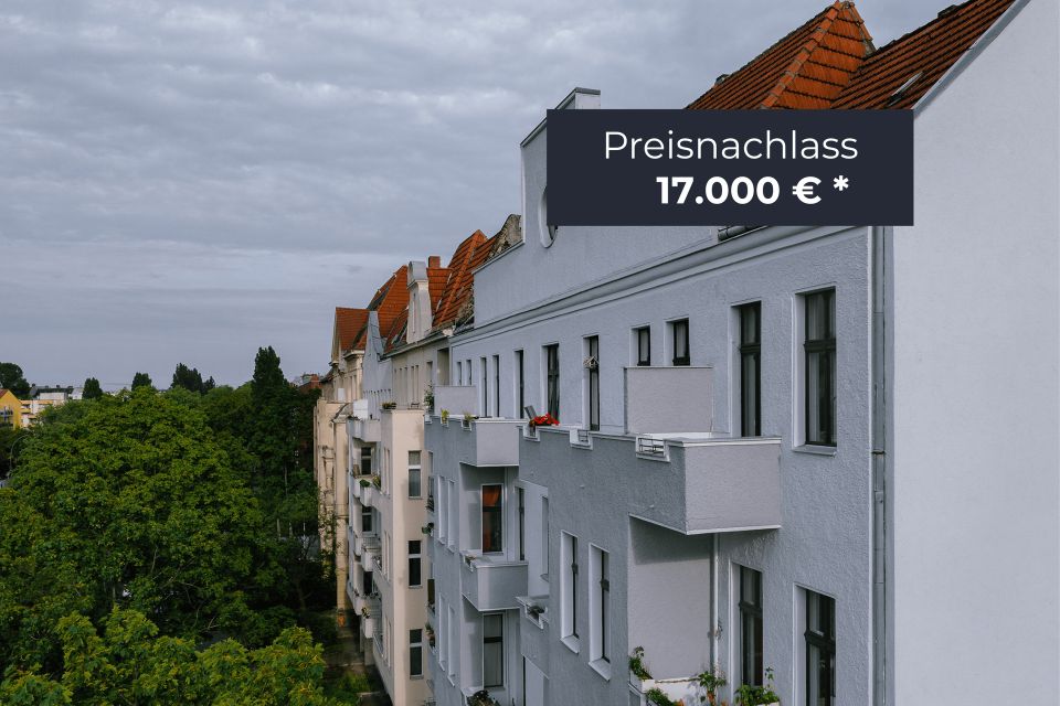 Preisnachlass sichern: 1-Zimmer-Kapitalanlage mit Terrasse im Erdgeschoss in Wedding