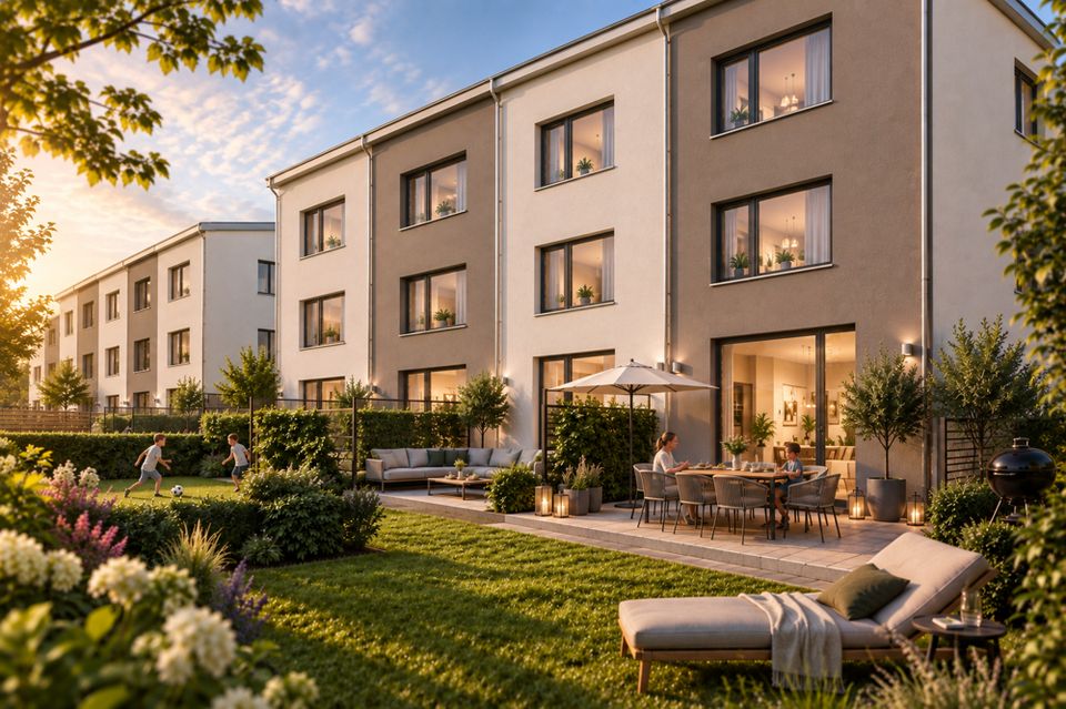KfW-55: Hochwertiges Neubau-Reihenhaus 134 m² im Künstlerviertel – Wiesbaden in begehrter Bestlage