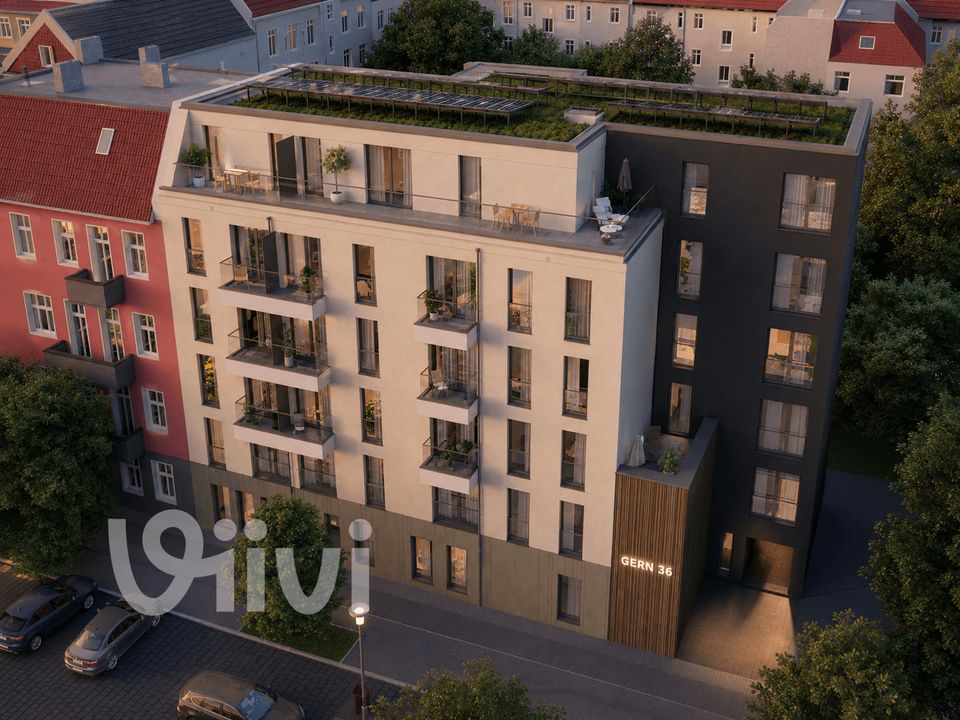Neubau Apartment im Nibelungenkiez, Kapitalanlage mit Erstvermietungsgarantie, Balkon, Einbauküche