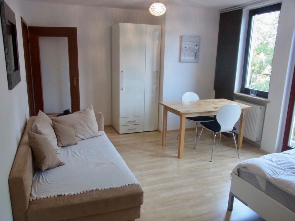 Provisionsfrei: Möbliertes 1-Zi-Apartment (1992) in Pasing
