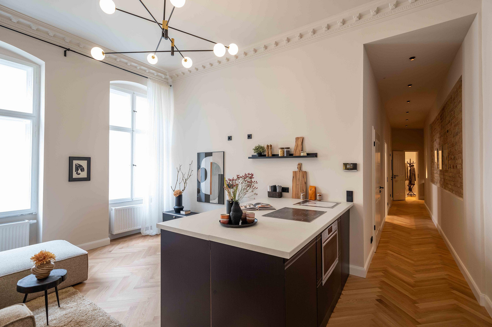 Stylische 2-Zimmer-Design-Altbauwohnung in Torstraße – 3,60 m Decken & Erstbezug nach Sanierung