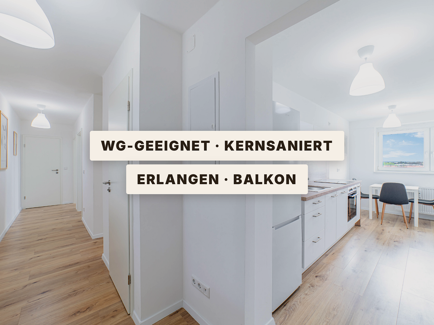 Kernsaniert & WG-geeignet: Erstbezug, provisionsfrei mit Balkon und Stellplatz!