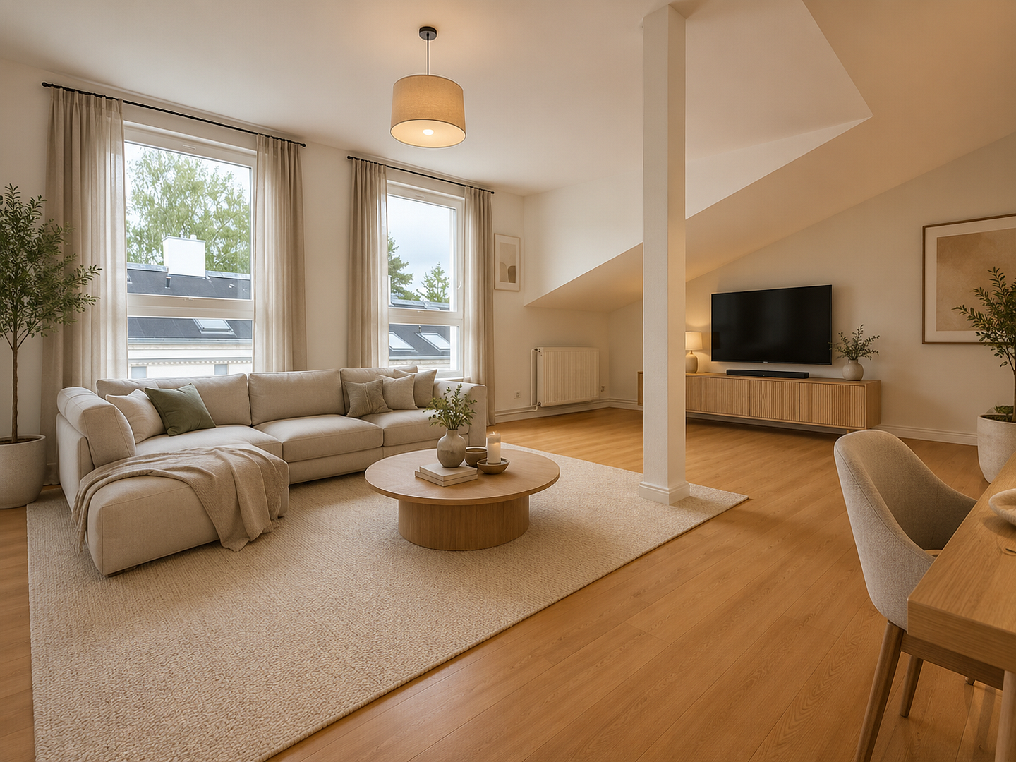 Modernisierte 2-Zimmer-Dachgeschosswohnung in Hamburg-Wilstorf– provisionsfrei
