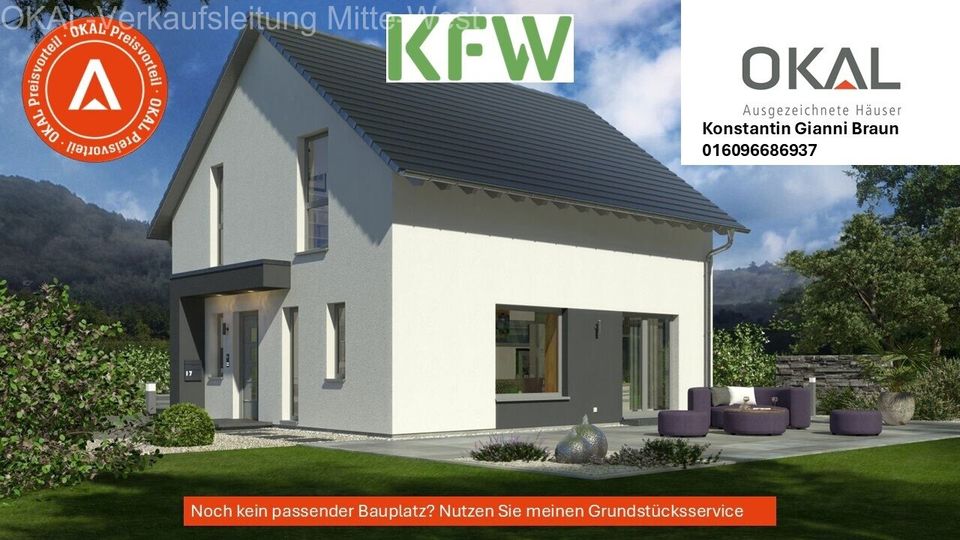 WINTERAKTION: EINZUGSFERTIGES EFH auf Ihrem Grundstück / KFW-FÖRDERFÄHIG