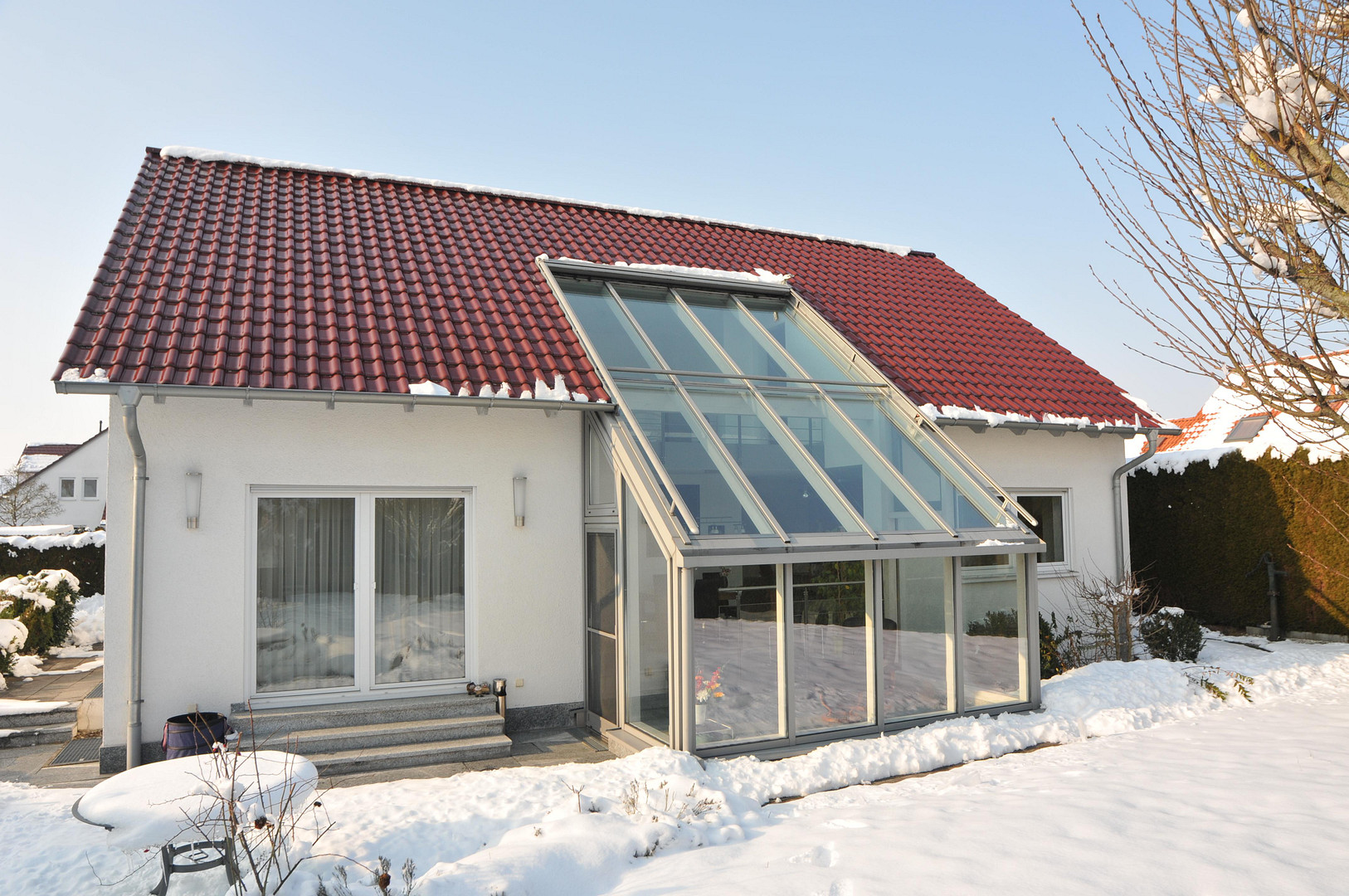 Modernes Architektenhaus für die große Familie