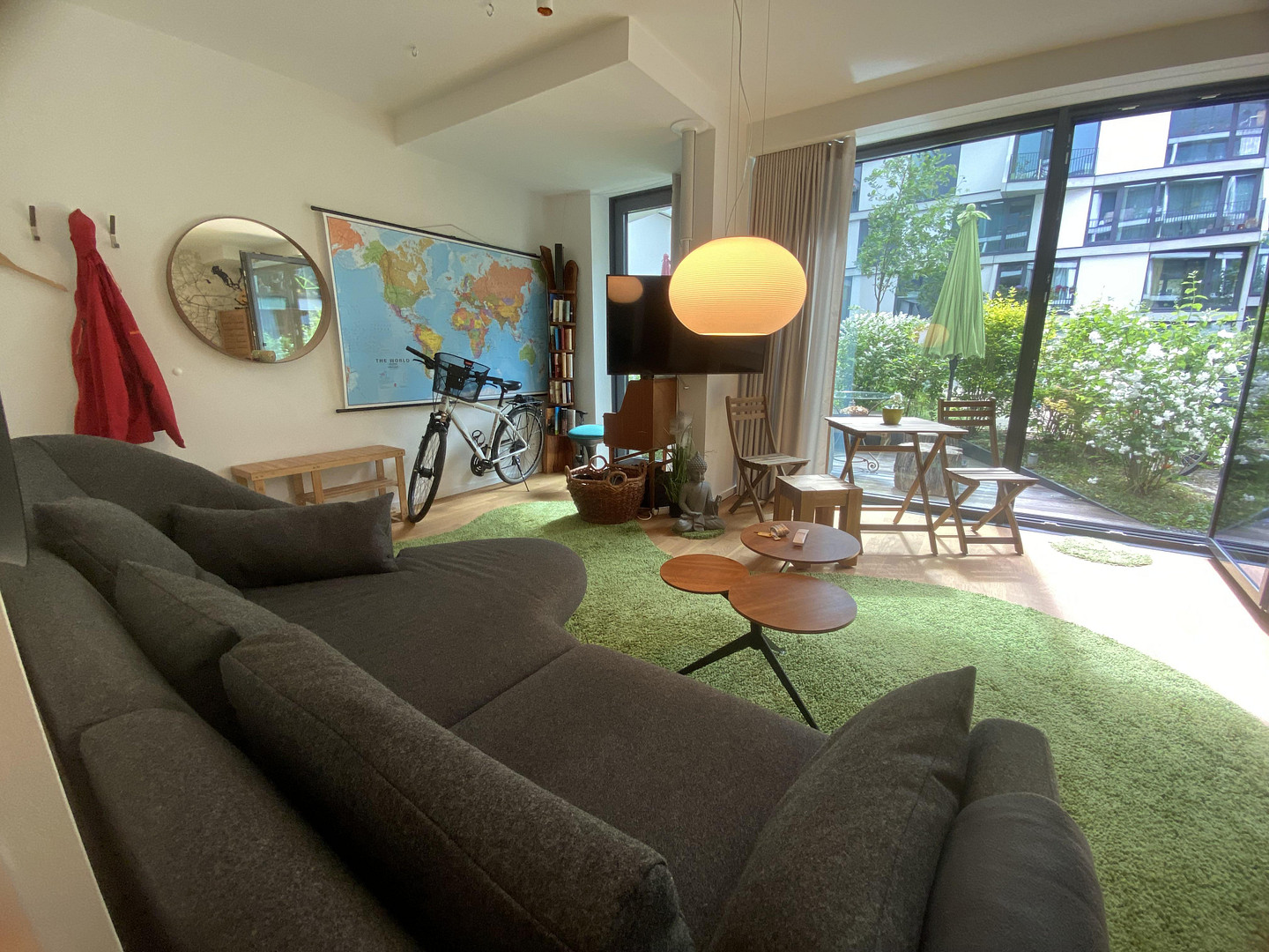 Studio Alt Treptow mit Terrasse, hochw. möbliert, Berlin Triangle Kreuzberg Neukölln Alt Treptow