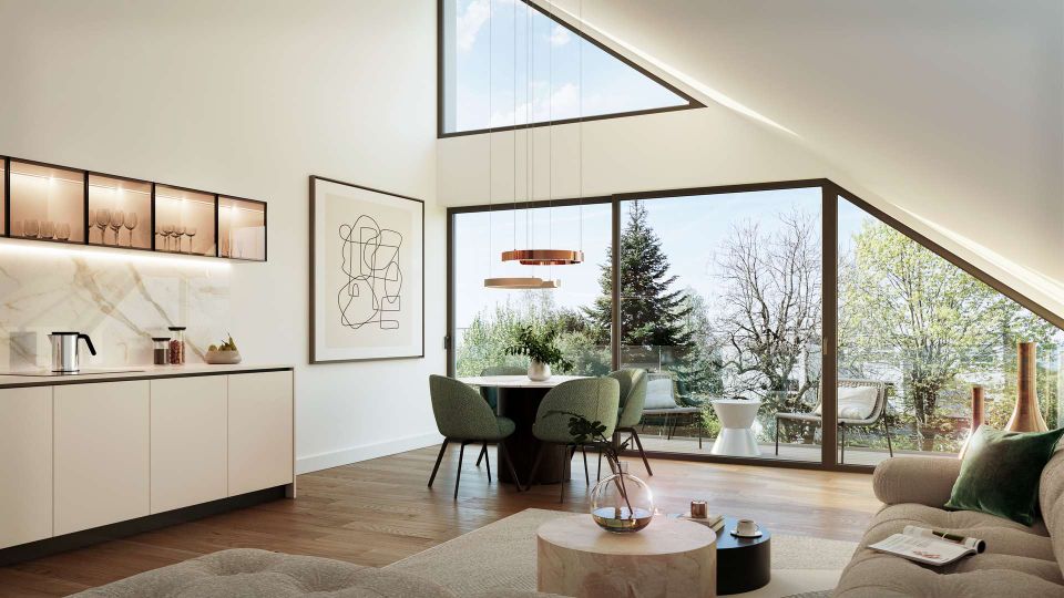 Galerie-Wohnung mit hohen Decken, weitem Blick und hochwertiger Ausstattung wartet auf Sie (WE 5)