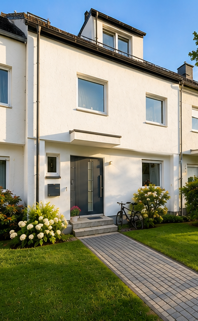 Energetisch kernsaniertes, modernes Reihenmittelhaus (KfW 55) mit Garten, Terrasse & Garage
