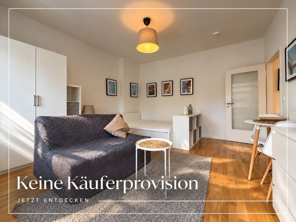 Provisionsfrei: Kompaktes Studio mit Sonnenbalkon nahe Akazienkiez!