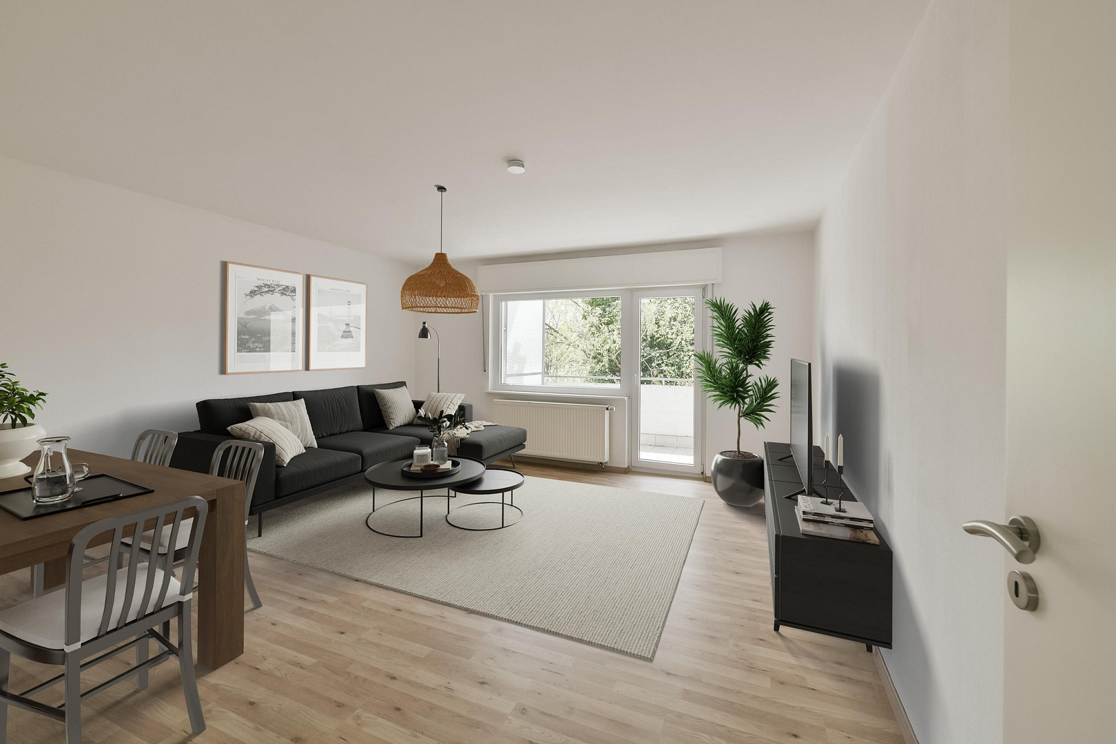OHNE MAKLER & sofort frei: Sanierte 3-Zi.-Wohnung, KA-Mühlburg