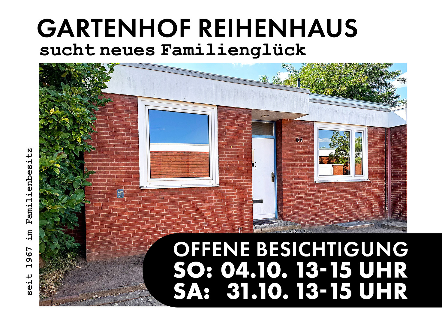 Gartenhof-Reihenhaus in Hannover-Marienwerder