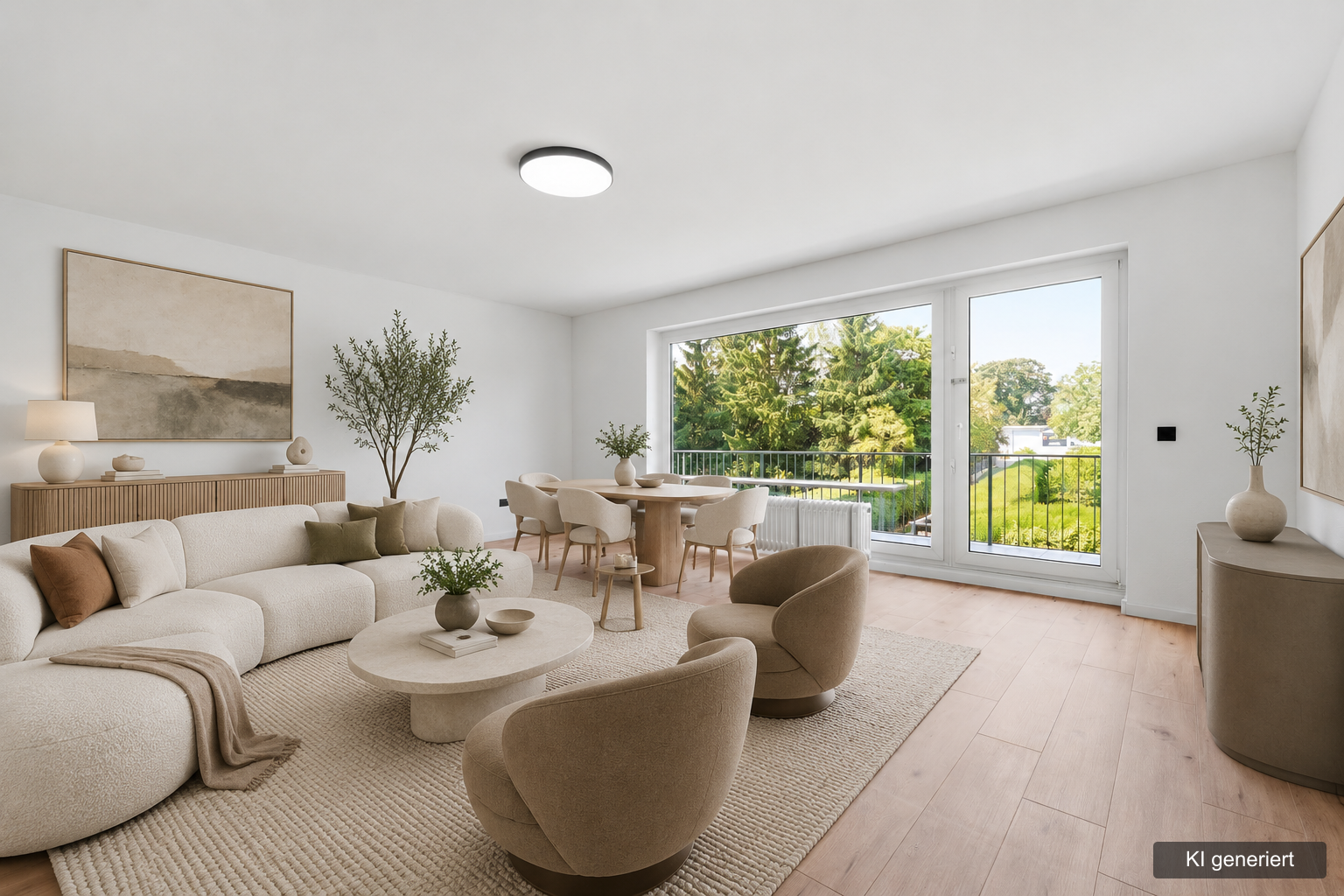 Stilvoll renoviert & sofort bezugsfrei: 3-Zimmer-Wohnung mit Balkon in Düsseldorf-Lohausen