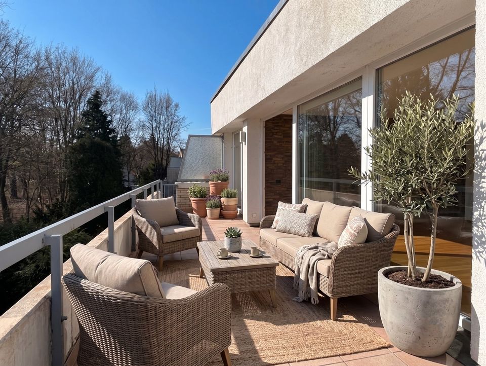 Modernisiertes Penthouse mit Traumblick in Hamburg-Wellingsbüttel inkl.TG